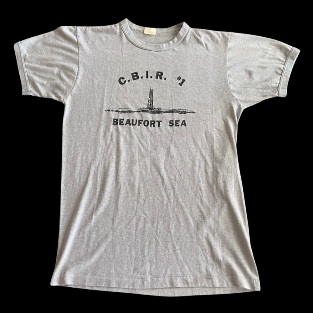 Vintage 80s Beaufort Sea Ringer Tee